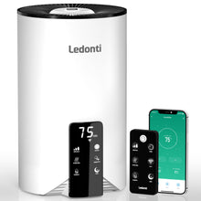 Load image into Gallery viewer, WiFi Control Humidifiers for Bedroom - Dual Mist (Cool & Warm) ! Humidifier 4L Big Capacity Top Fill Water Tank, Quie Humidifier, for Large Rooms Home Living Office Baby - Ultrasonic Humidifier