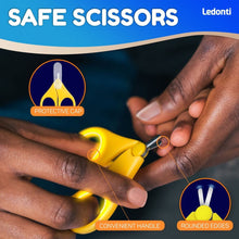 Load image into Gallery viewer, Baby Nail Trimmer Electric Kit - Baby Nail Clippers File w/ Led Light for Newborn, Infant, Toddler, Kids - Baby Manicure Fingernail Care Set w/ Scissors - Baby Essentials Must Haves Grinder Cutter