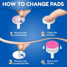 Load image into Gallery viewer, Ledonti Baby Nail Trimmer Replacement Pads - 12 Pcs - Grinding Heads Polish Disc for Electric Nail File Clippers and Cutter Kit for Newborn, Infant, Toddler, Kids