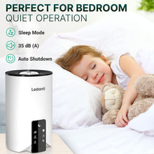 Load image into Gallery viewer, WiFi Control Humidifiers for Bedroom - Dual Mist (Cool &amp; Warm) ! Humidifier 4L Big Capacity Top Fill Water Tank, Quie Humidifier, for Large Rooms Home Living Office Baby - Ultrasonic Humidifier
